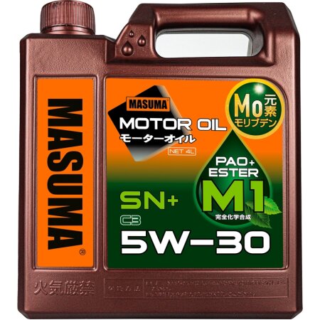 Engine oil MASUMA 5W30 M1 SN+/C3 universal, synthetic 4L, M-1013E