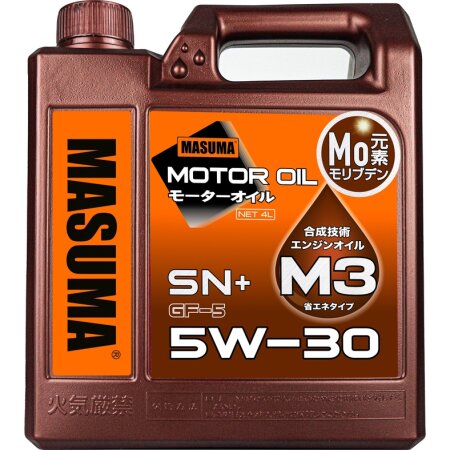 Engine oil MASUMA 5W30 M3 SN+/GF-5 gasoline, semi-synthetics 4L, M-3001E