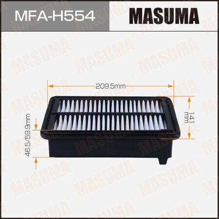 Air filter Masuma, MFA-H554