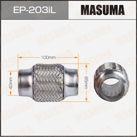 Flex pipe Masuma InterLock 40x100 heavy duty, EP-203iL