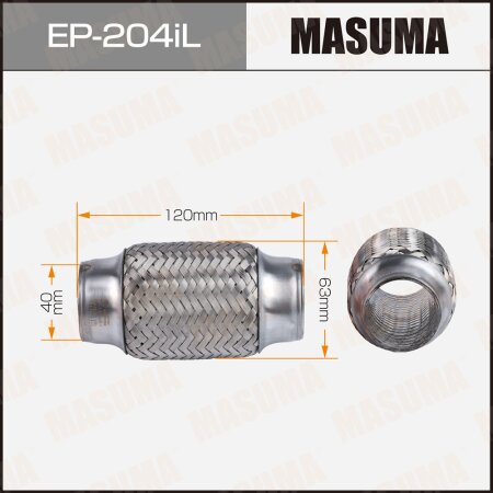 Flex pipe Masuma InterLock 40x120 heavy duty, EP-204iL