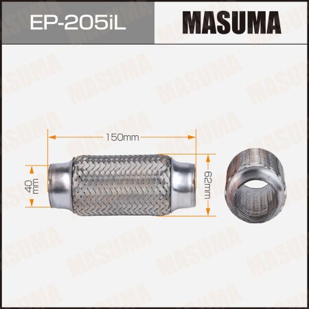 Flex pipe Masuma InterLock 40x150 heavy duty, EP-205iL