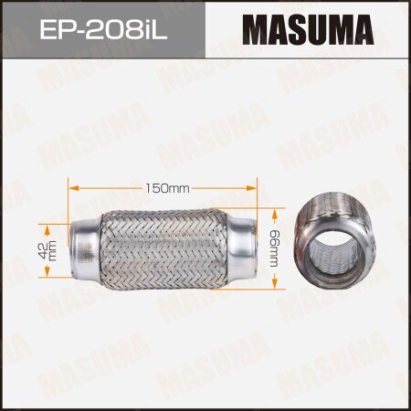 Flex pipe Masuma InterLock 42x150 heavy duty, EP-208iL