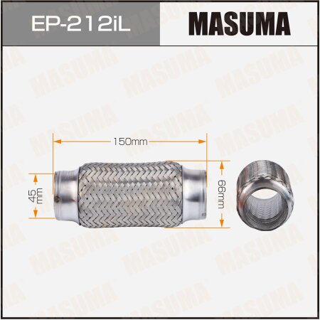 Flex pipe Masuma InterLock 45x150 heavy duty, EP-212iL