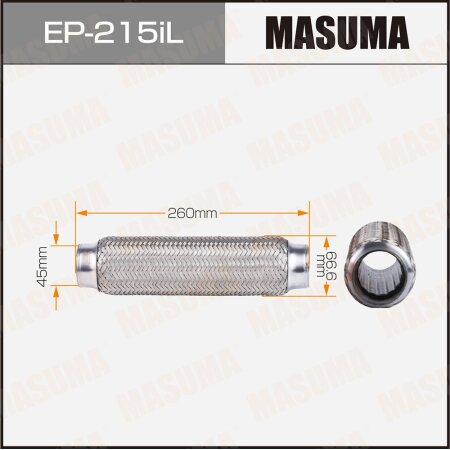 Flex pipe Masuma InterLock 45x260 heavy duty, EP-215iL