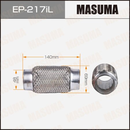 Flex pipe Masuma InterLock 48x140 heavy duty, EP-217iL