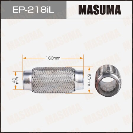 Flex pipe Masuma InterLock 48x160 heavy duty, EP-218iL