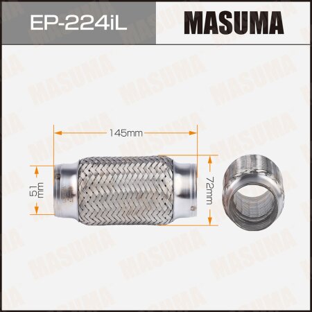 Flex pipe Masuma InterLock 51x145 heavy duty, EP-224iL
