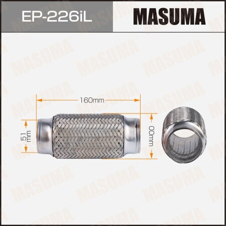 Flex pipe Masuma InterLock 51x160 heavy duty, EP-226iL