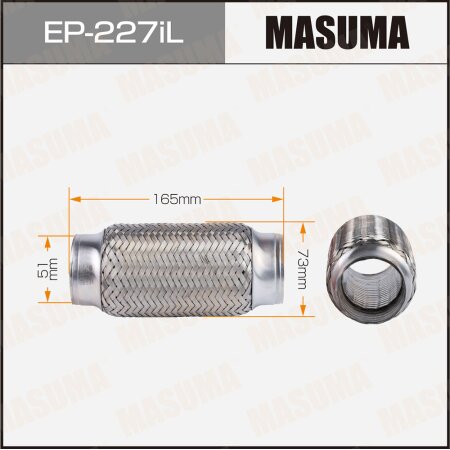 Flex pipe Masuma InterLock 51x165 heavy duty, EP-227iL