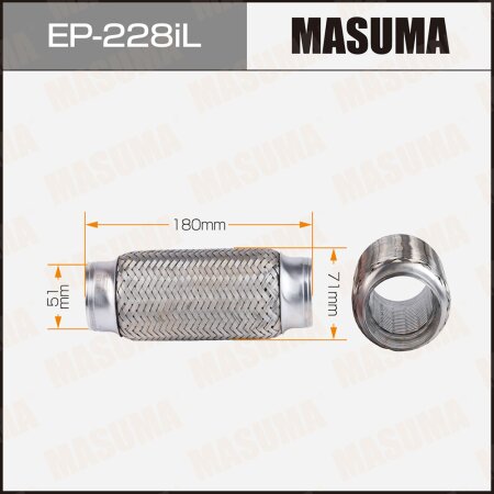 Flex pipe Masuma InterLock 51x180 heavy duty, EP-228iL