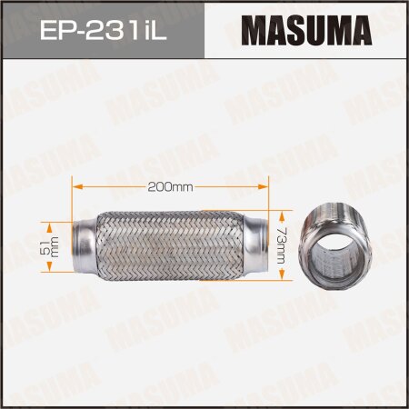 Flex pipe Masuma InterLock 51x200 heavy duty, EP-231iL