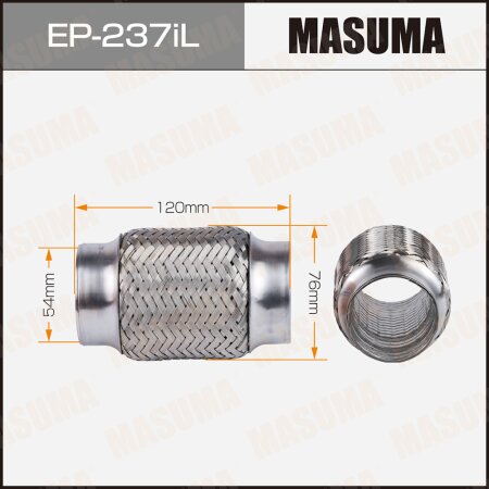 Flex pipe Masuma InterLock 54x120 heavy duty, EP-237iL