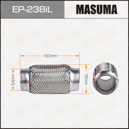 Flex pipe Masuma InterLock 54x150 heavy duty, EP-238iL