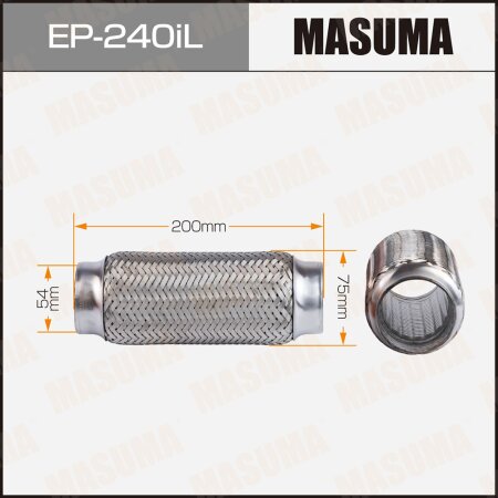 Flex pipe Masuma InterLock 54x200 heavy duty, EP-240iL