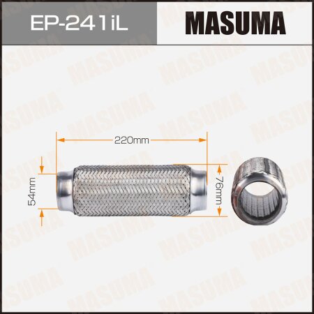 Flex pipe Masuma InterLock 54x220 heavy duty, EP-241iL