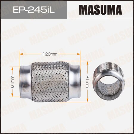 Flex pipe Masuma InterLock 61x120 heavy duty, EP-245iL
