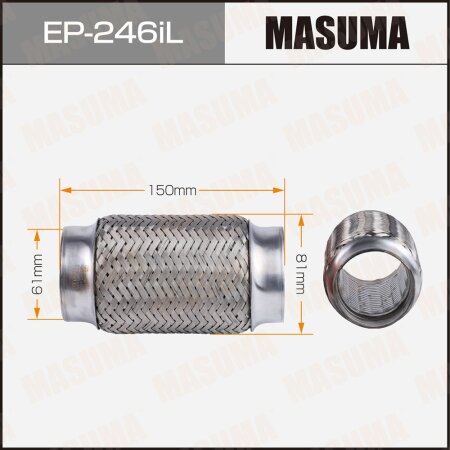 Flex pipe Masuma InterLock 61x150 heavy duty, EP-246iL