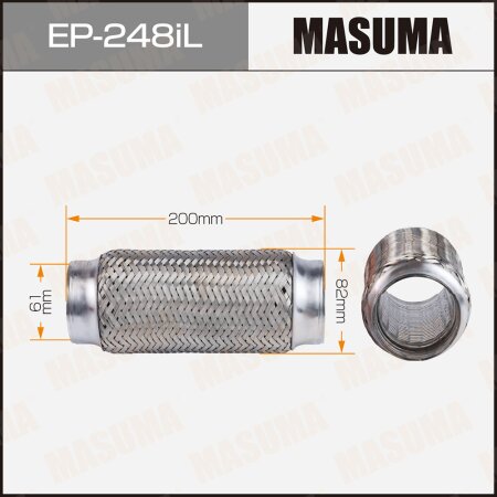 Flex pipe Masuma InterLock 61x200 heavy duty, EP-248iL