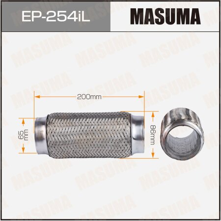 Flex pipe Masuma InterLock 65x200 heavy duty, EP-254iL