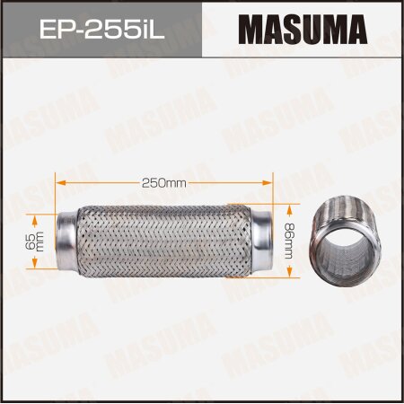 Flex pipe Masuma InterLock 65x250 heavy duty, EP-255iL