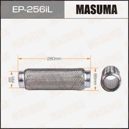 Flex pipe Masuma InterLock 65x280 heavy duty, EP-256iL