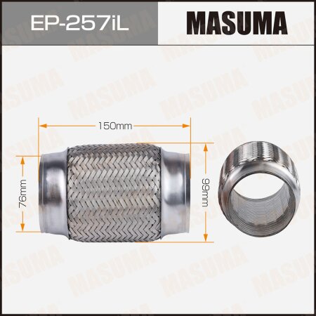 Flex pipe Masuma InterLock 76x150 heavy duty, EP-257iL
