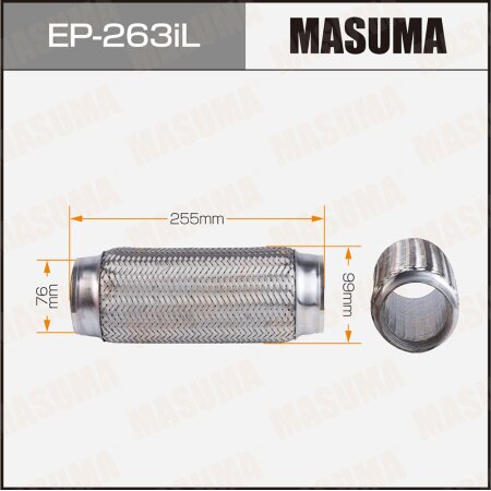 Flex pipe Masuma InterLock 76x255 heavy duty, EP-263iL
