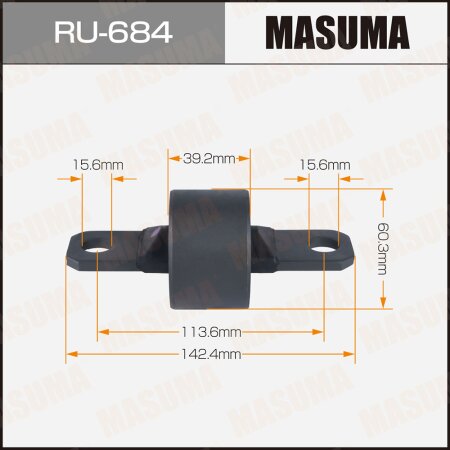 Silent block suspension bush Masuma, RU-684