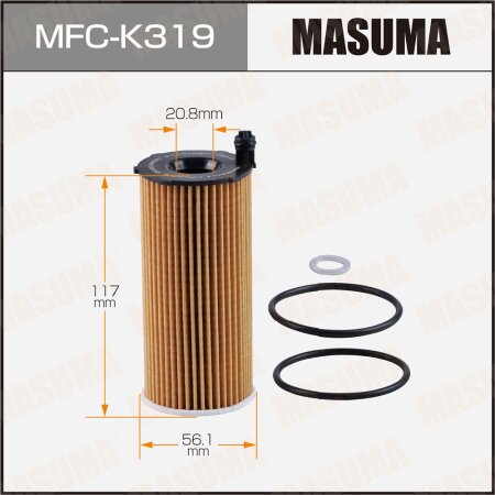 Oil filter Masuma, MFC-K319