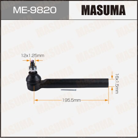 Tie rod end Masuma, ME-9820