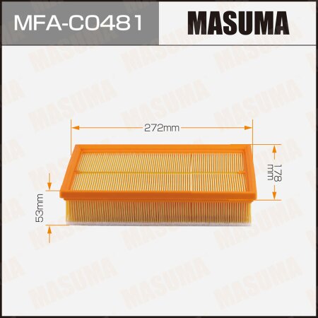 Air filter Masuma, MFA-C0481