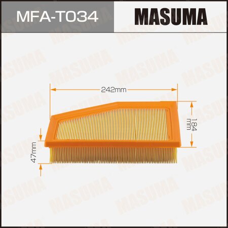 Air filter Masuma, MFA-T034