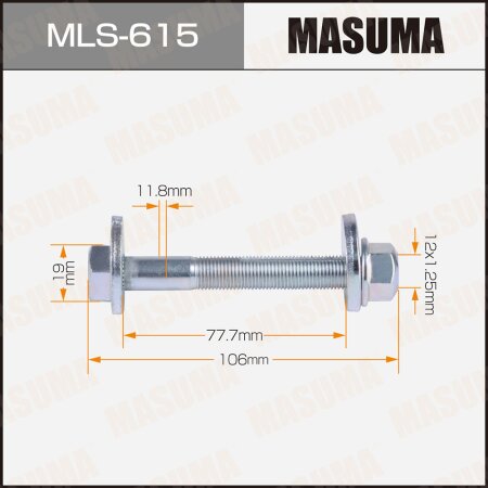 Camber adjustment bolt Masuma, MLS-615