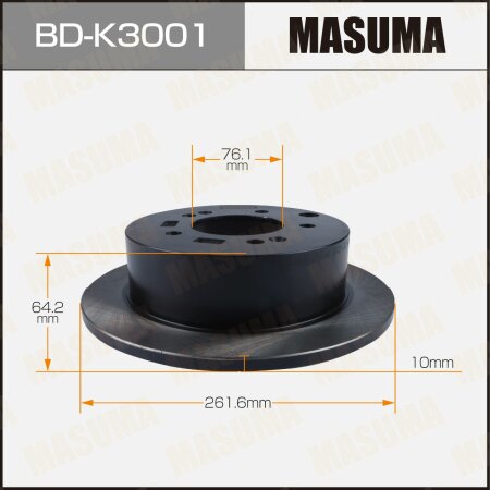 Brake disk Masuma, BD-K3001