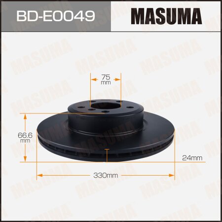 Brake disk Masuma, BD-E0049