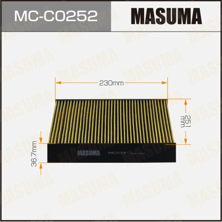 Cabin air filter Masuma, MC-C0252