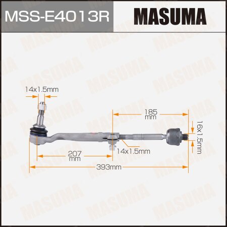 Tie rod end kit Masuma, MSS-E4013R