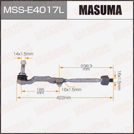 Tie rod end kit Masuma, MSS-E4017L