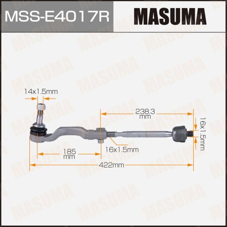 Tie rod end kit Masuma, MSS-E4017R