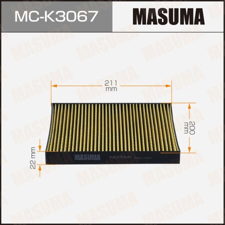 Cabin air filter Masuma, MC-K3067