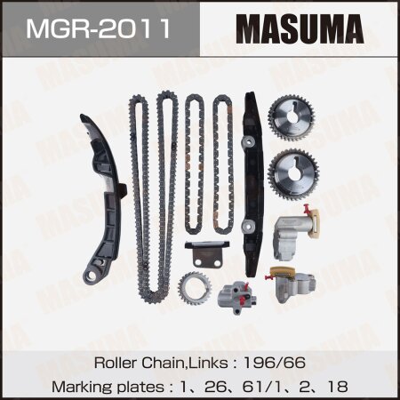 Timing chain kit Masuma, VQ35, VQ25, , MGR-2011