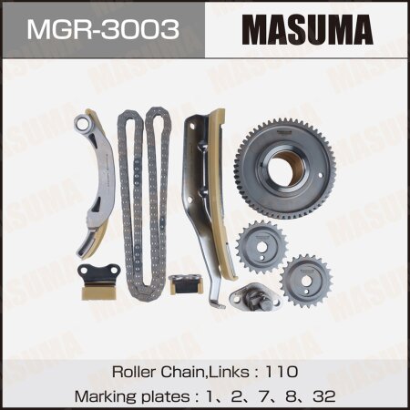 Timing chain kit Masuma, 4M41T, MGR-3003