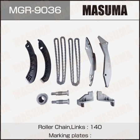 Timing chain kit Masuma, N62B40, N62B44A, N62B48A, N62B48B, MGR-9036