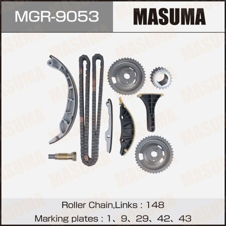 Timing chain kit Masuma, D20DT, MGR-9053