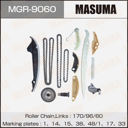 Timing chain kit Masuma, CJEB, CJSA, CJSB, CNCD, CHHB, MGR-9060