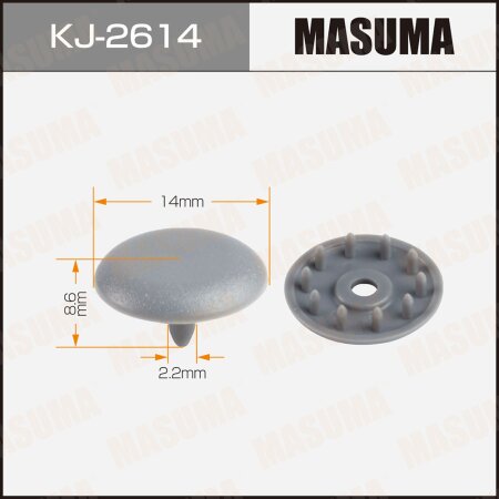 Retainer clip Masuma plastic, KJ-2614