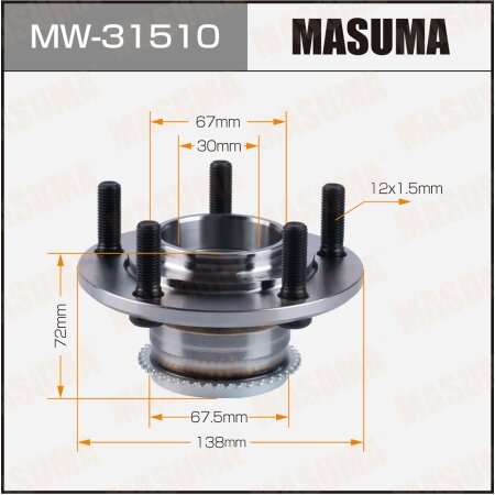 Wheel hub assembly Masuma, MW-31510