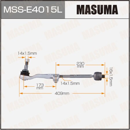 Tie rod end kit Masuma, MSS-E4015L