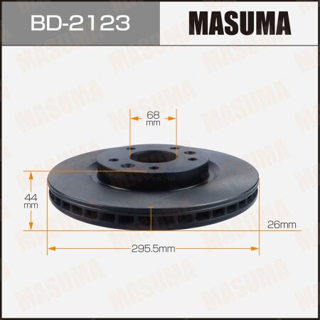 Brake disk Masuma, BD-2123